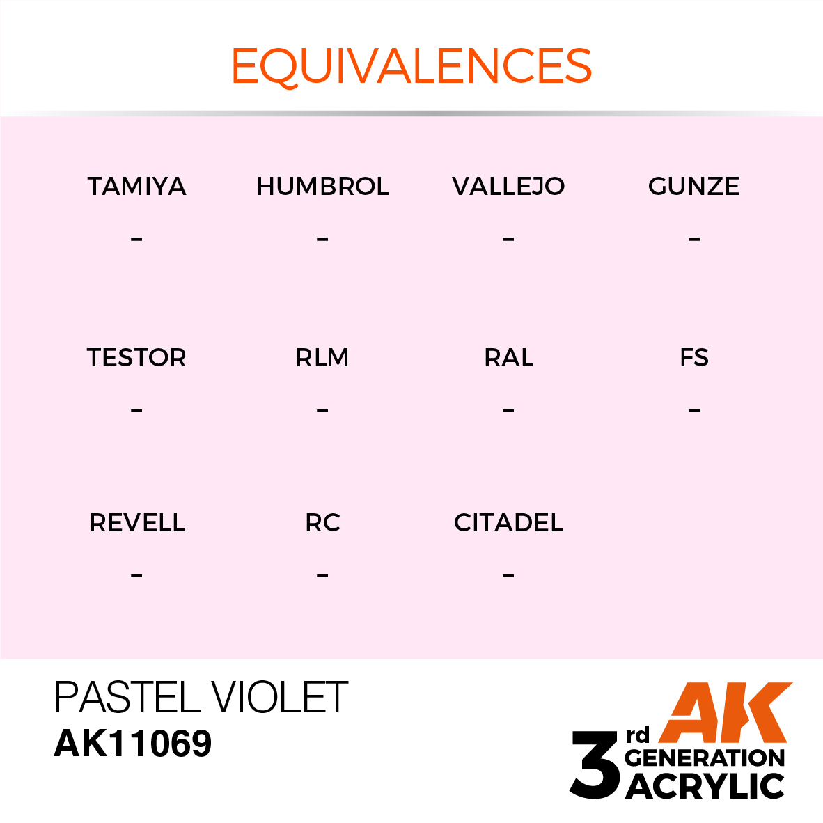 AK11069 Pastel Violet (3rd-Generation) (17mL)