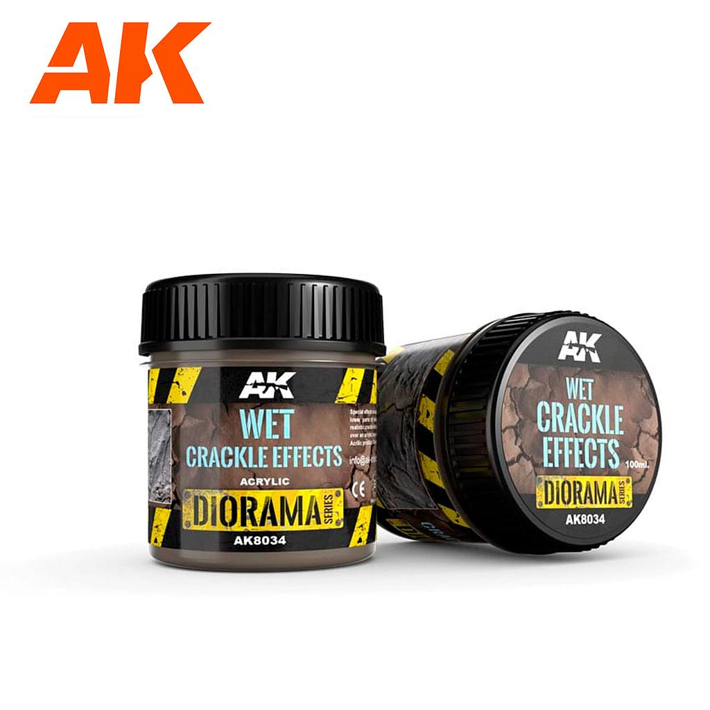 AK8034 Wet Crackle Effects (100mL) (Acrylic)