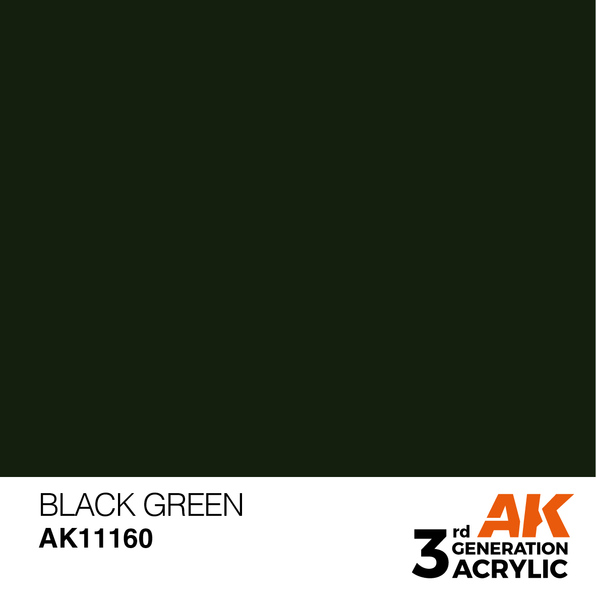AK11160 Black Green (3rd-Generation) (17mL)