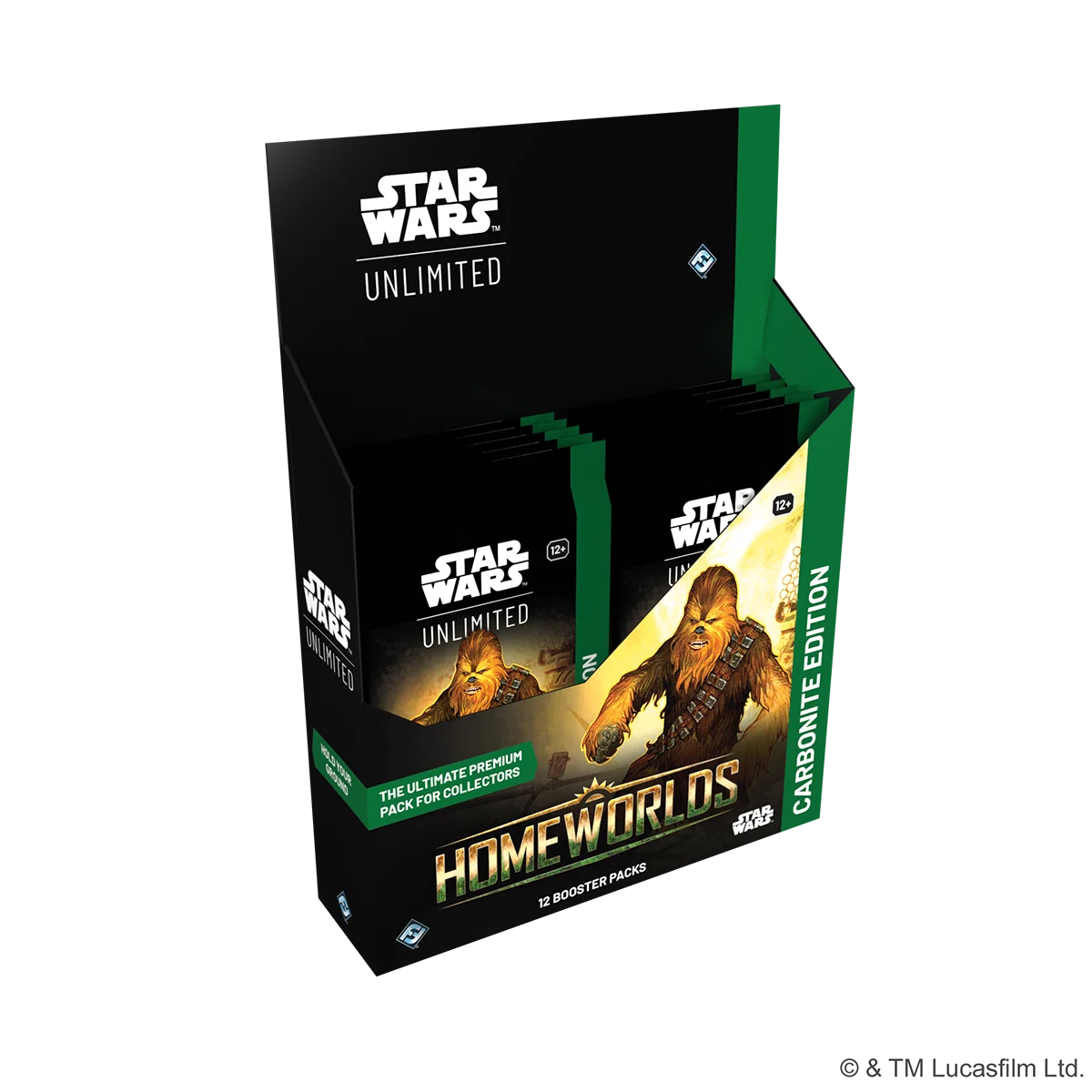 Star Wars: Unlimited - Homeworlds Carbonite Booster Display (12 Booster) - ENGLISCH nur bestellbar bis 10.09.26