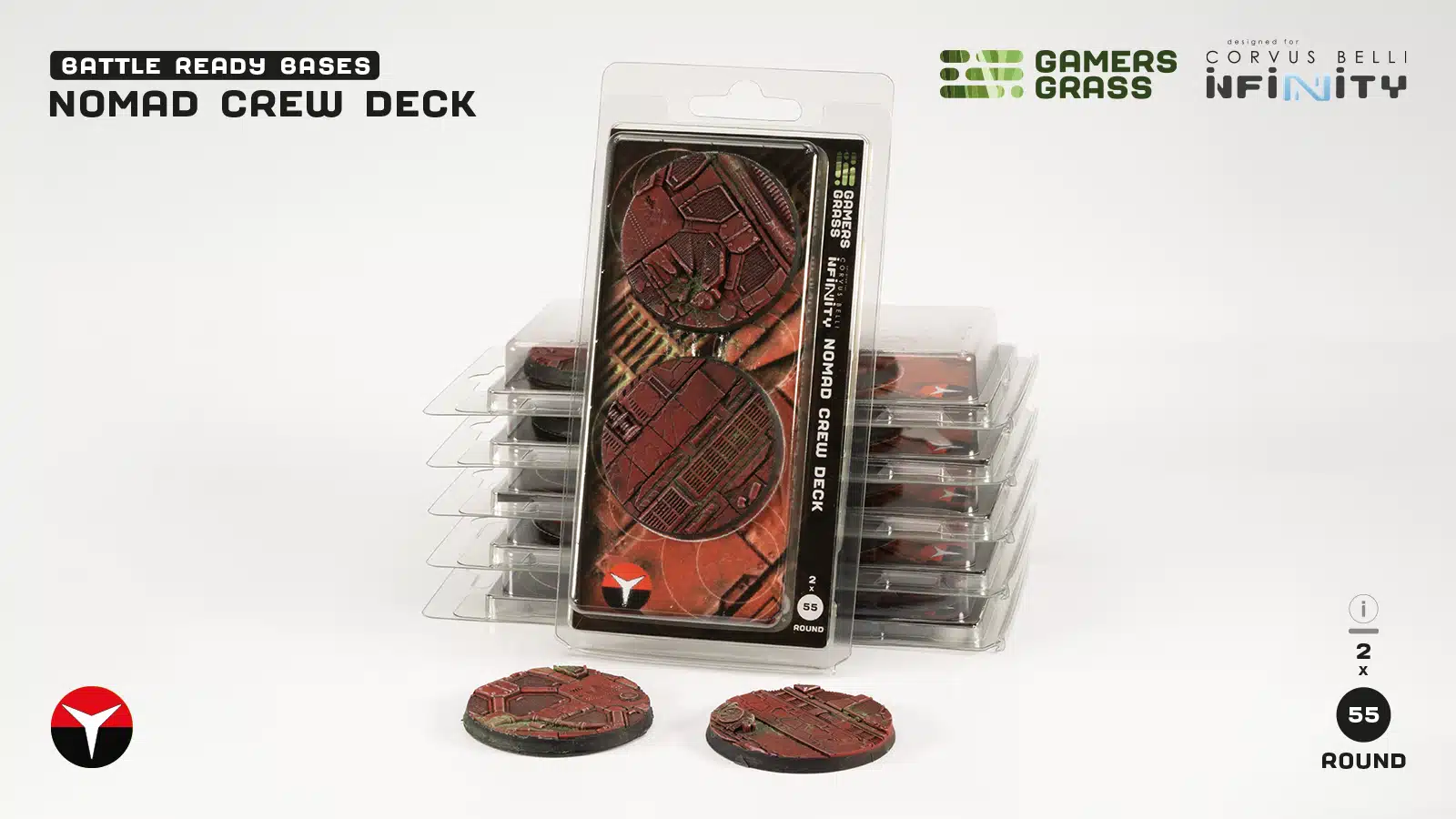 Nomad Crew Deck Round 55mm (2x)