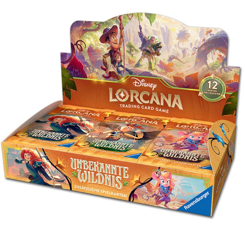 Disney Lorcana: Unbekannte Wildnis Booster Display (24 Packs) - DE