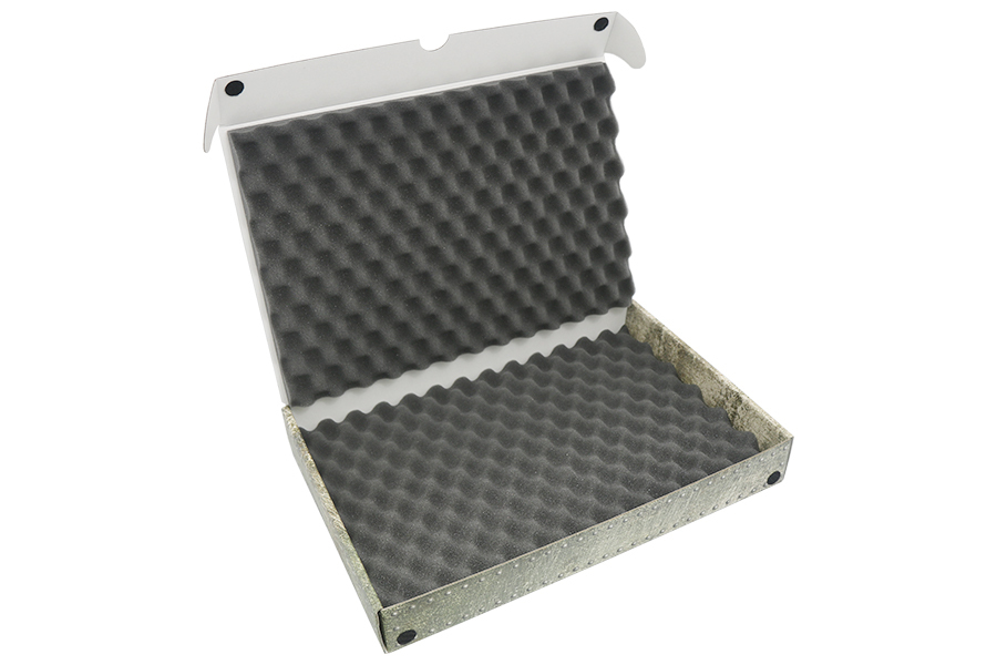 Box with convoluted foam inserts for 32mm bases [SAFE-ST-CFT32MM]