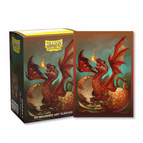 Dragon Shield: 100 Brushed Art Sleeves - Sparky
