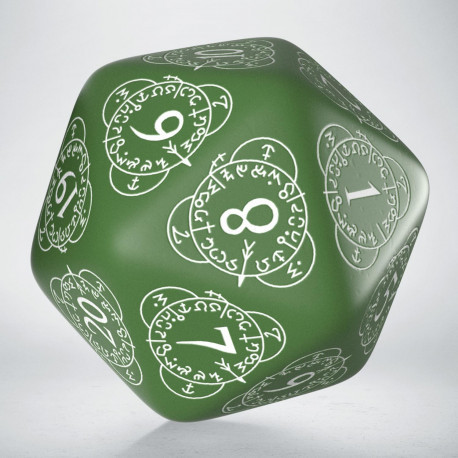 D20 Level Counter - Green & white