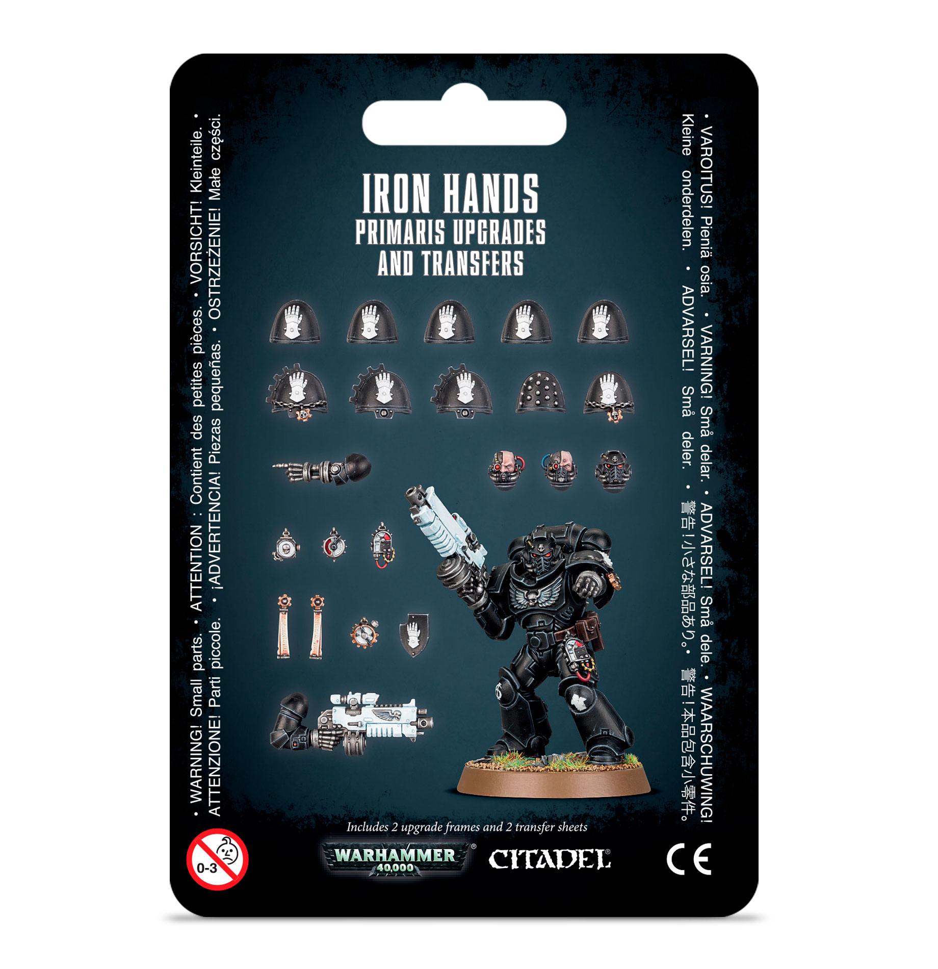 Primaris-Upgrades und Abziehbilder der Iron Hands