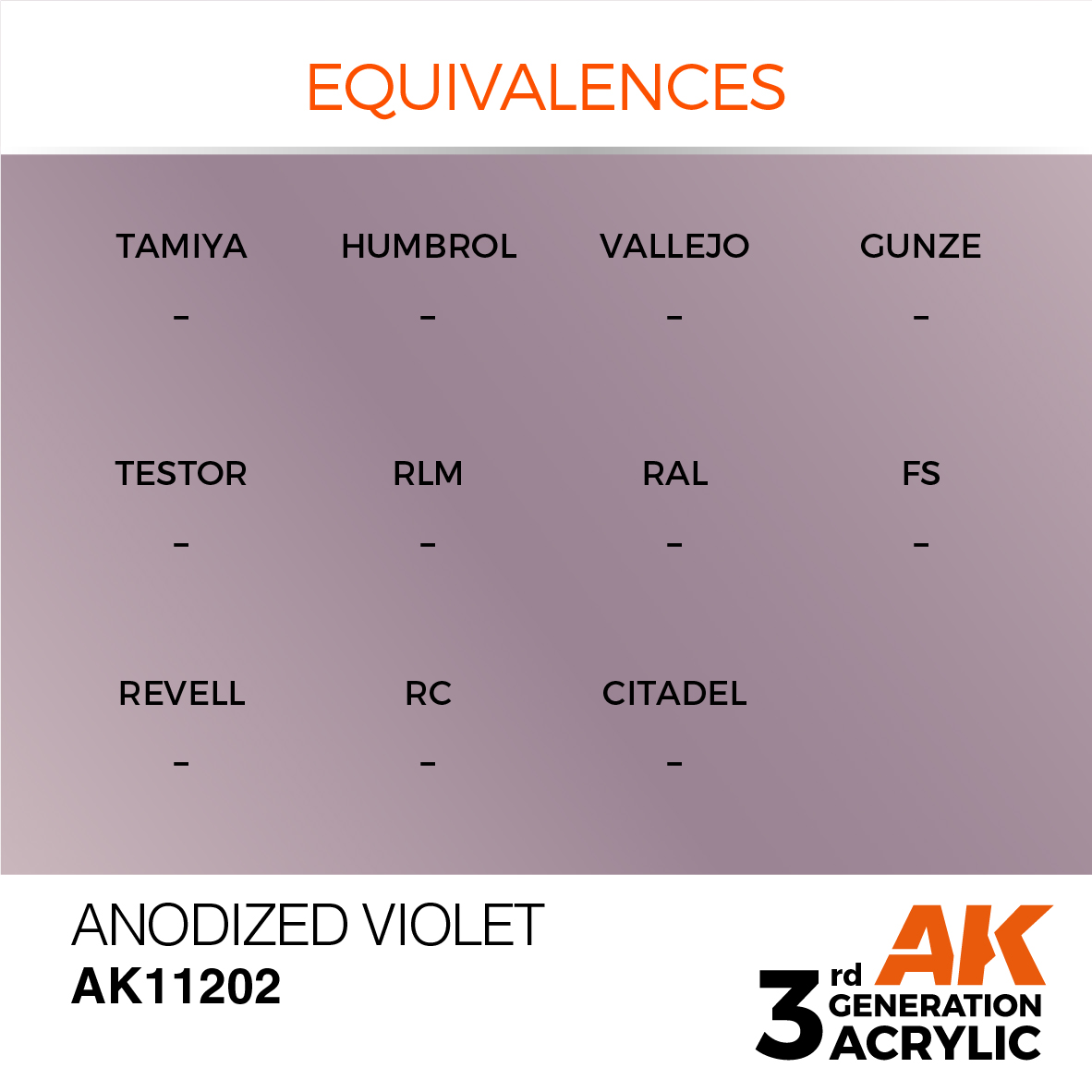 AK11202 Anodized Violet (3rd-Generation) (17mL)