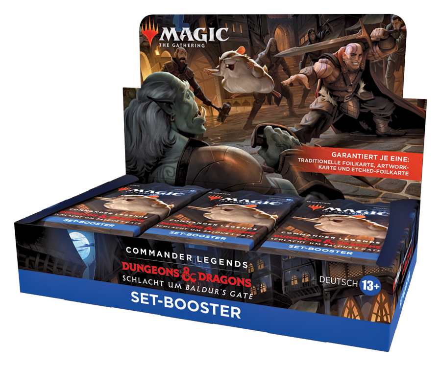 Magic the Gathering Commander Legends: Schlacht um Baldur's Gate Set-Booster Display (18) deutsch