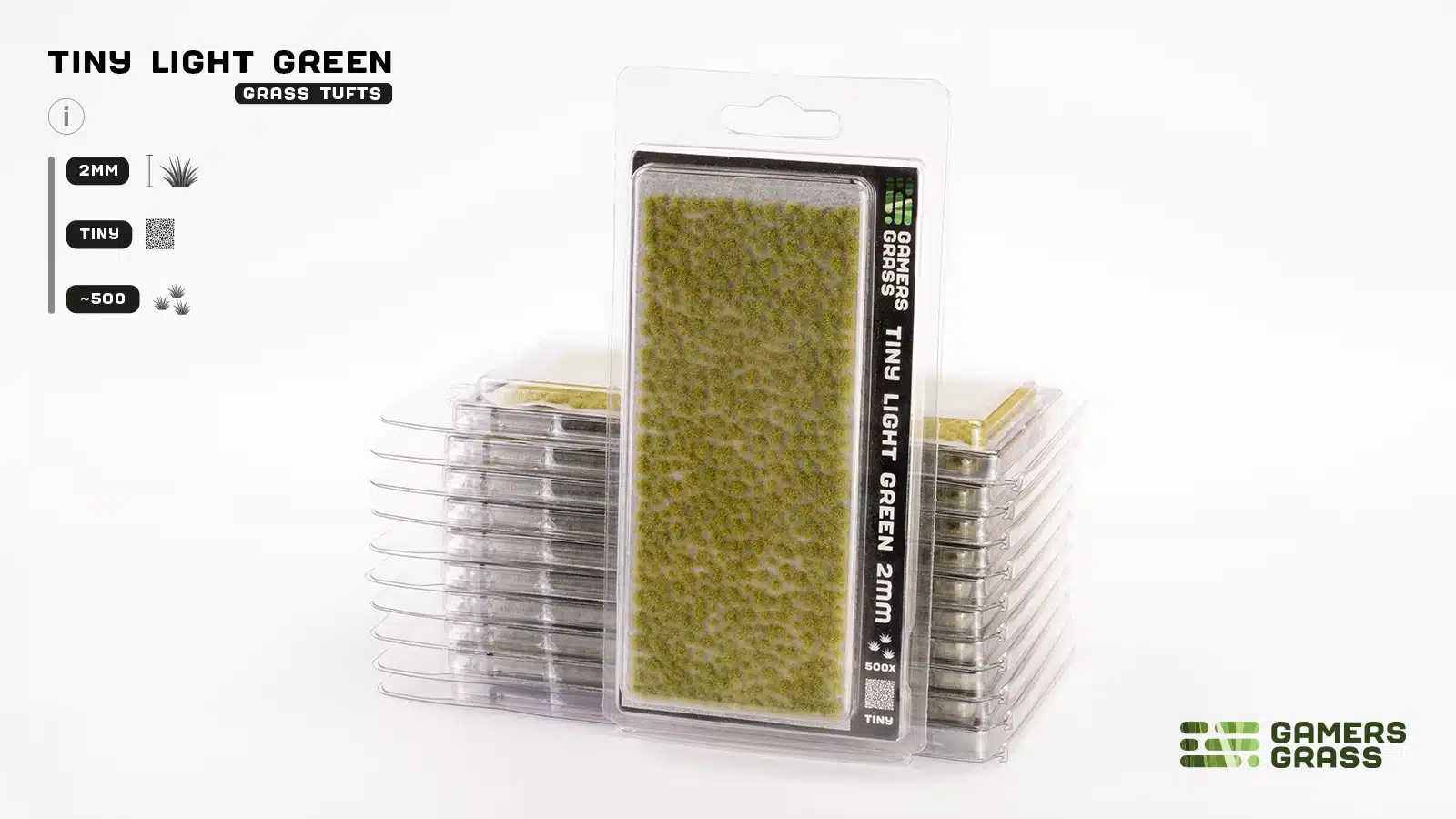 Tiny  Light Green 2mm - Tiny