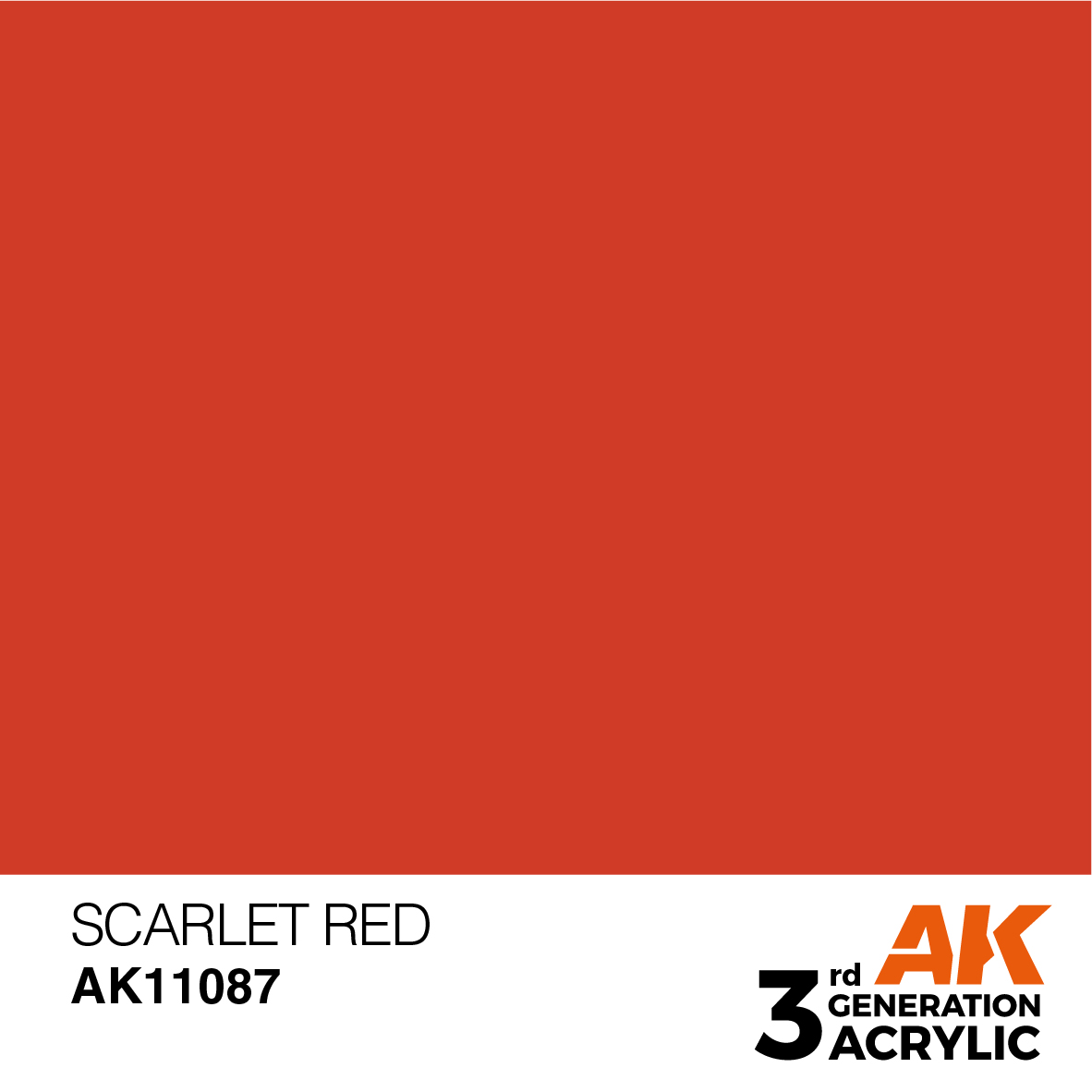 AK11087 Scarlet Red (3rd-Generation) (17mL)