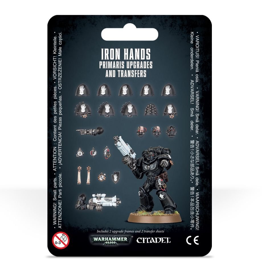 Primaris-Upgrades und Abziehbilder der Iron Hands