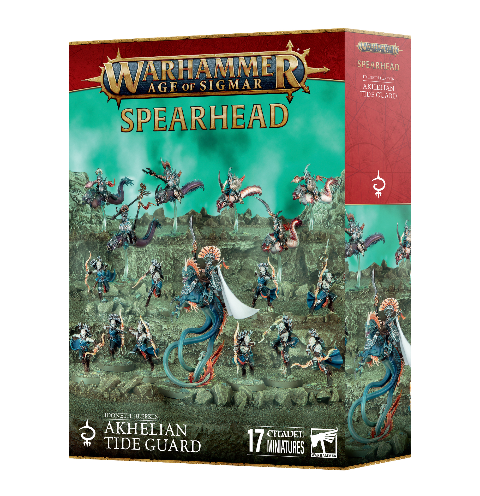 Speerspitze des Tiefenvolks der Idoneth – Akhelianer-Flutgarde