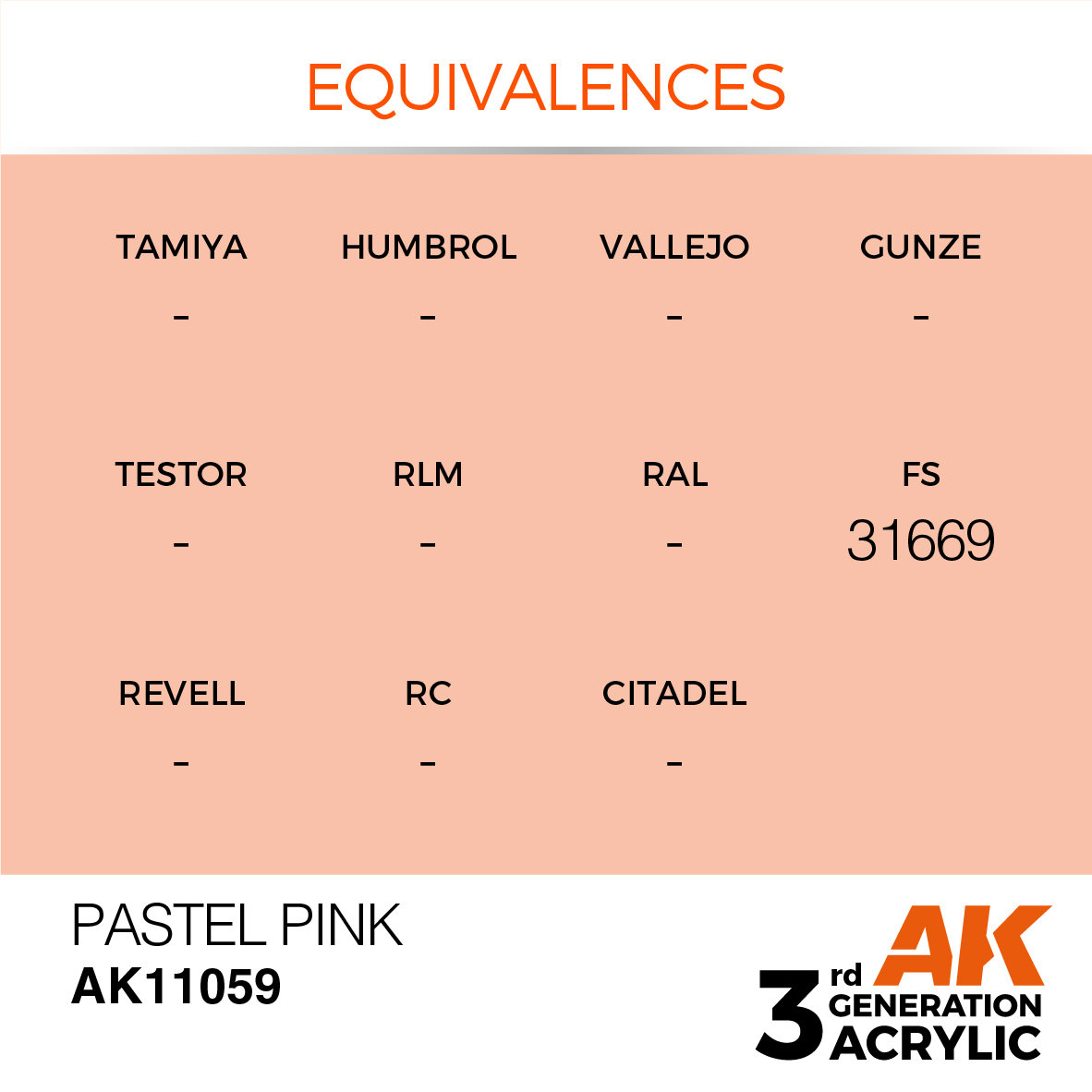 AK11059 Pastel Pink (3rd-Generation) (17mL)