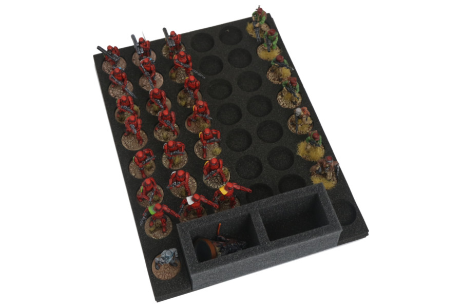 Foam tray for 46 troop minis (SAFE-L-46M)