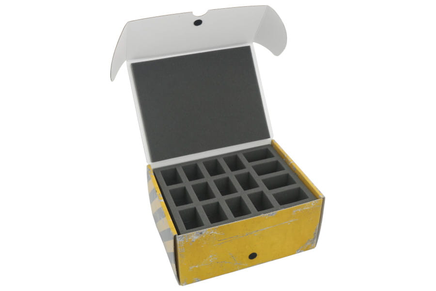 Half-sized Medium Box for 48 miniatures on 32mm bases [SAFE-HSM-48M]