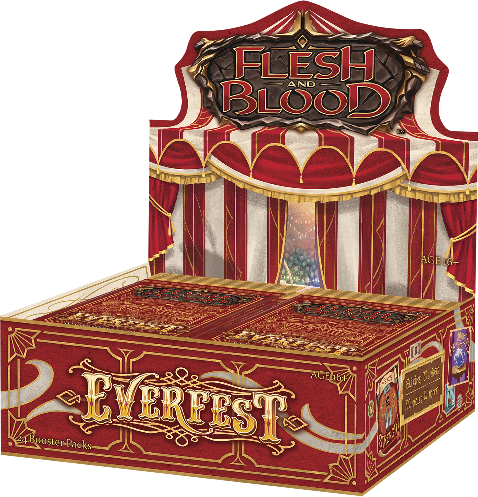  Flesh & Blood TCG - Everfest First Edition Booster Display (24 Packs) - EN