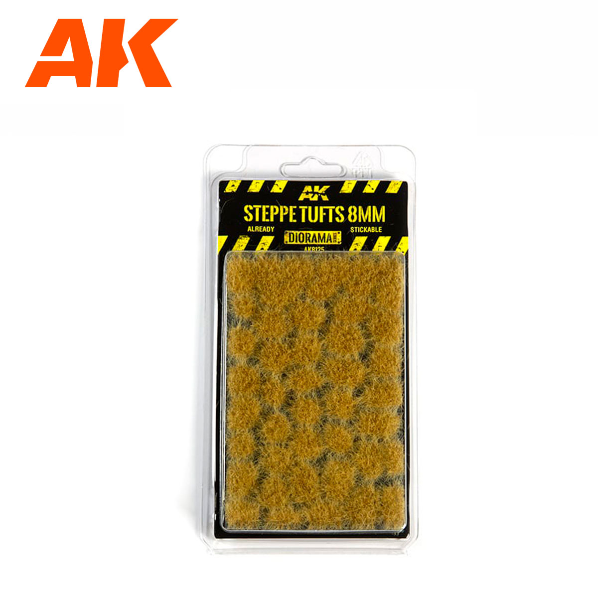 AK8125 Diorama Series Steppe Tufts 8mm