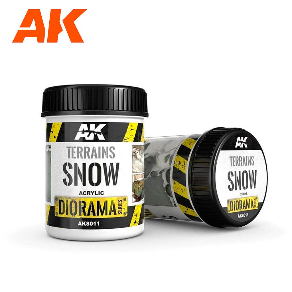 AK8011 Terrains Snow (250mL) (Acrylic)