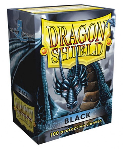 Dragon Shield Standard Sleeves - Black (100 Sleeves)