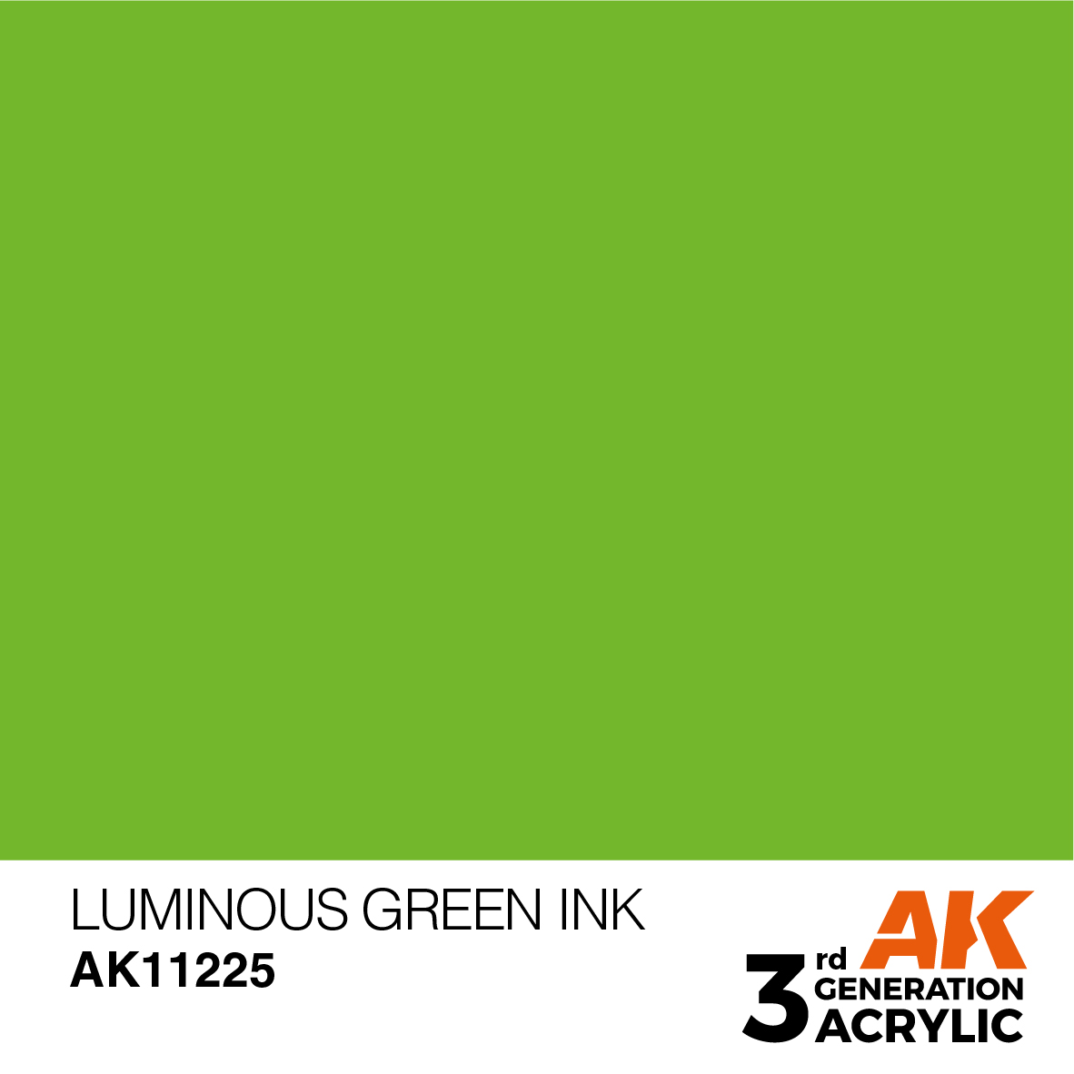 AK11225 Luminous Green INK (3rd-Generation) (17mL)