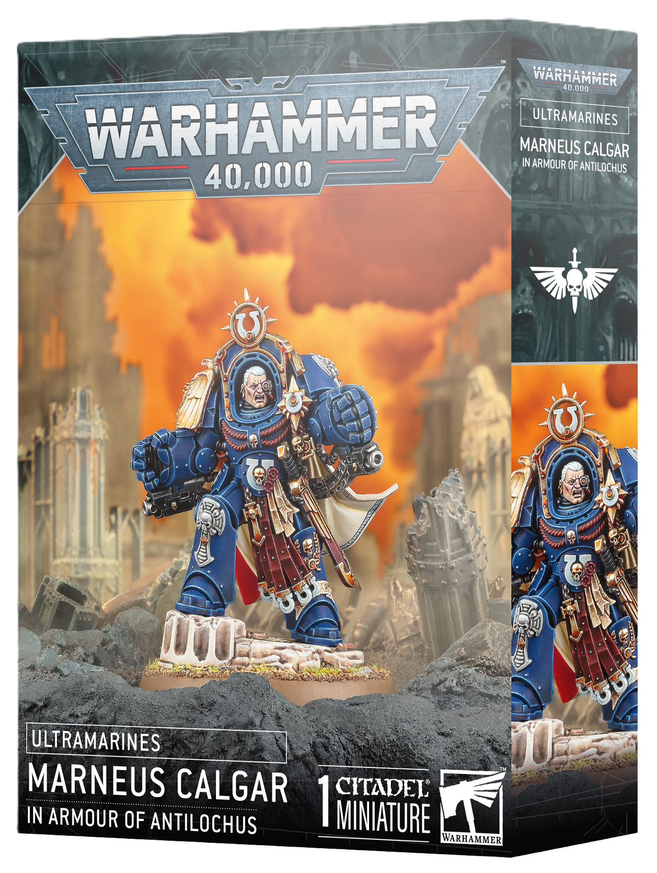 Ultramarines : Marneus Calgar in Rüstung des Antilochus