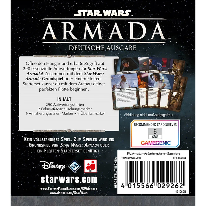 Star Wars Armada - Aufwertungskarten Sammlung