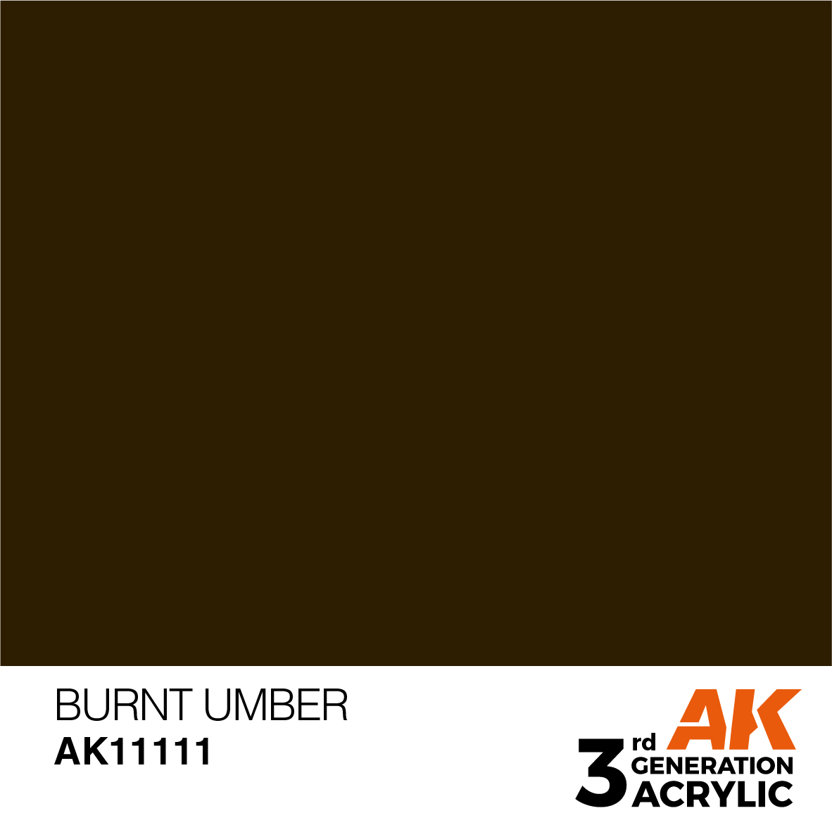 AK11111 Burnt Umber (3rd-Generation) (17mL)