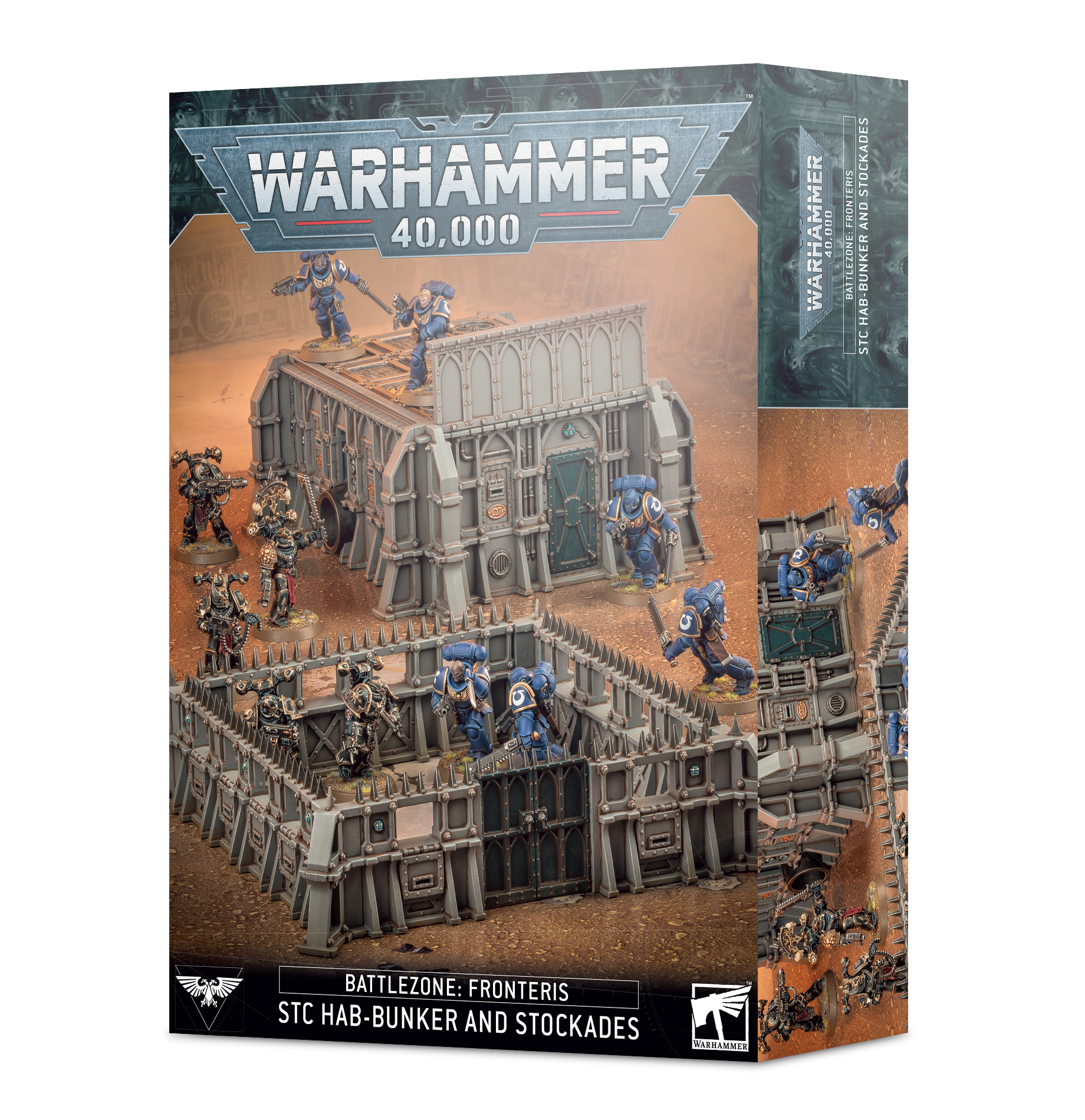Habitatbunker und Palisade