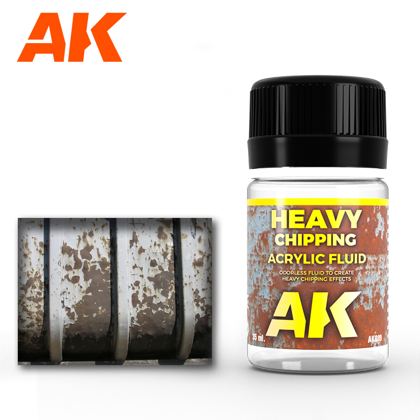 AK089 Heavy Chipping Acrylic Fluid