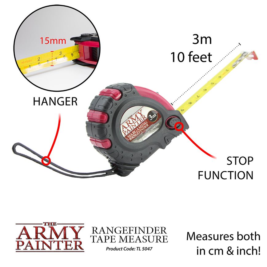 Army Painter Rangefinder Tape Measure / Maßband