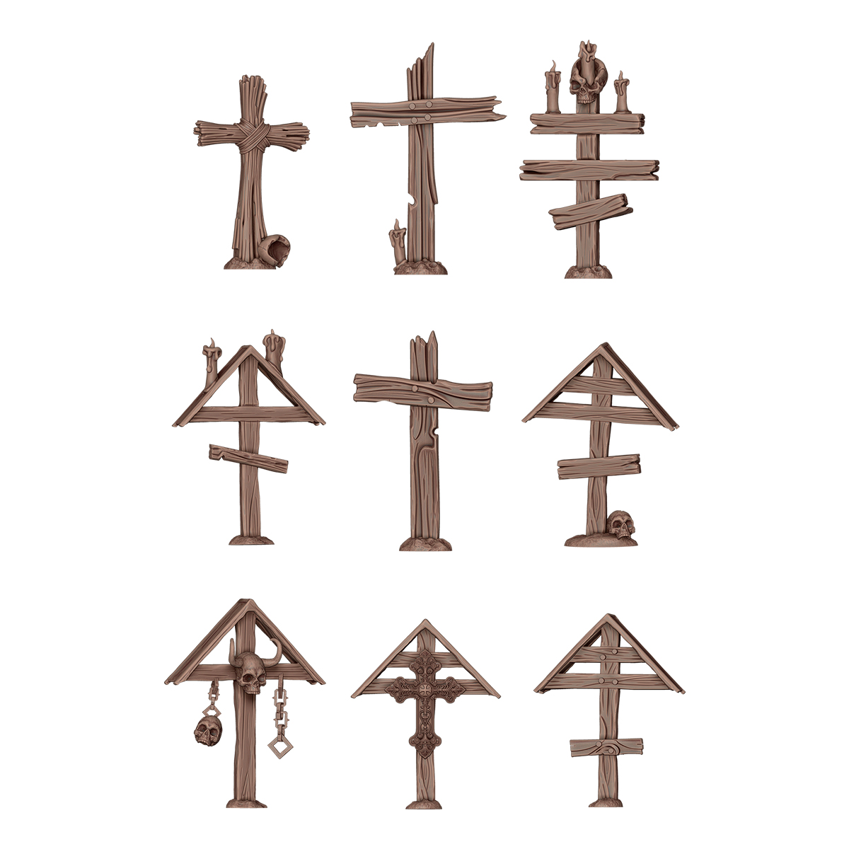 AKBIT031 Wood Crosses