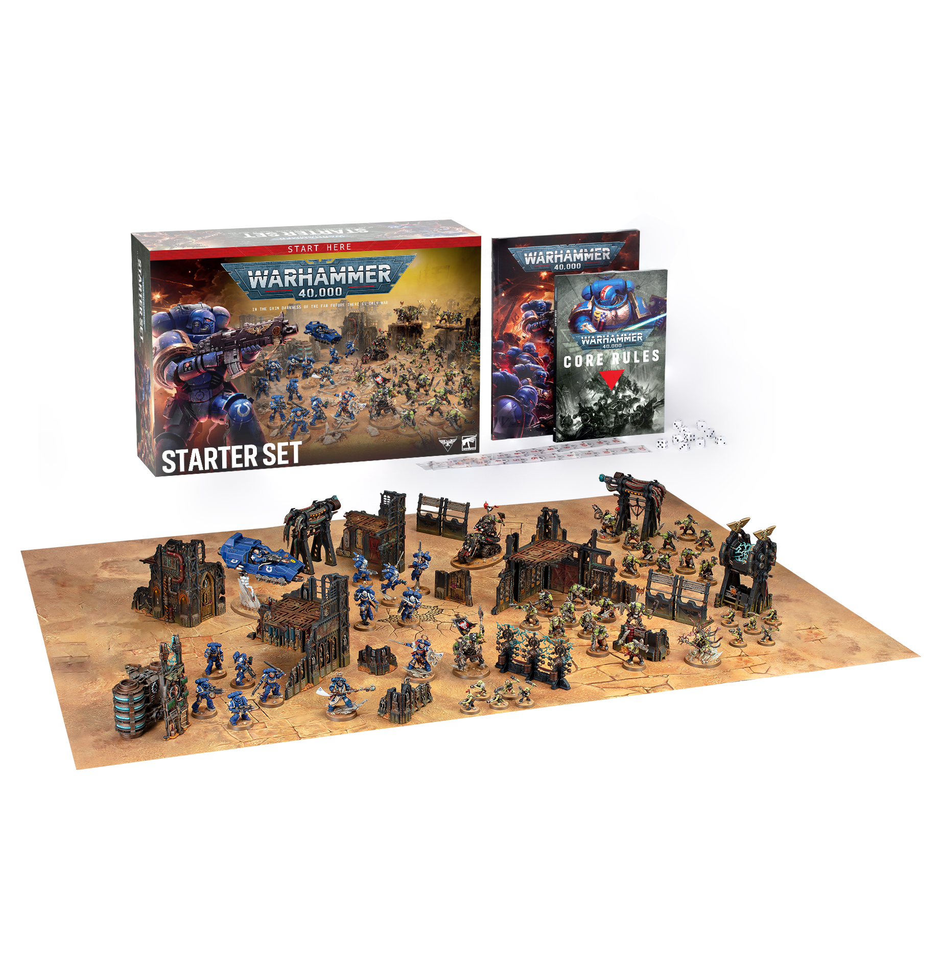 Warhammer 40.000: Starterset 11. Edition englisch