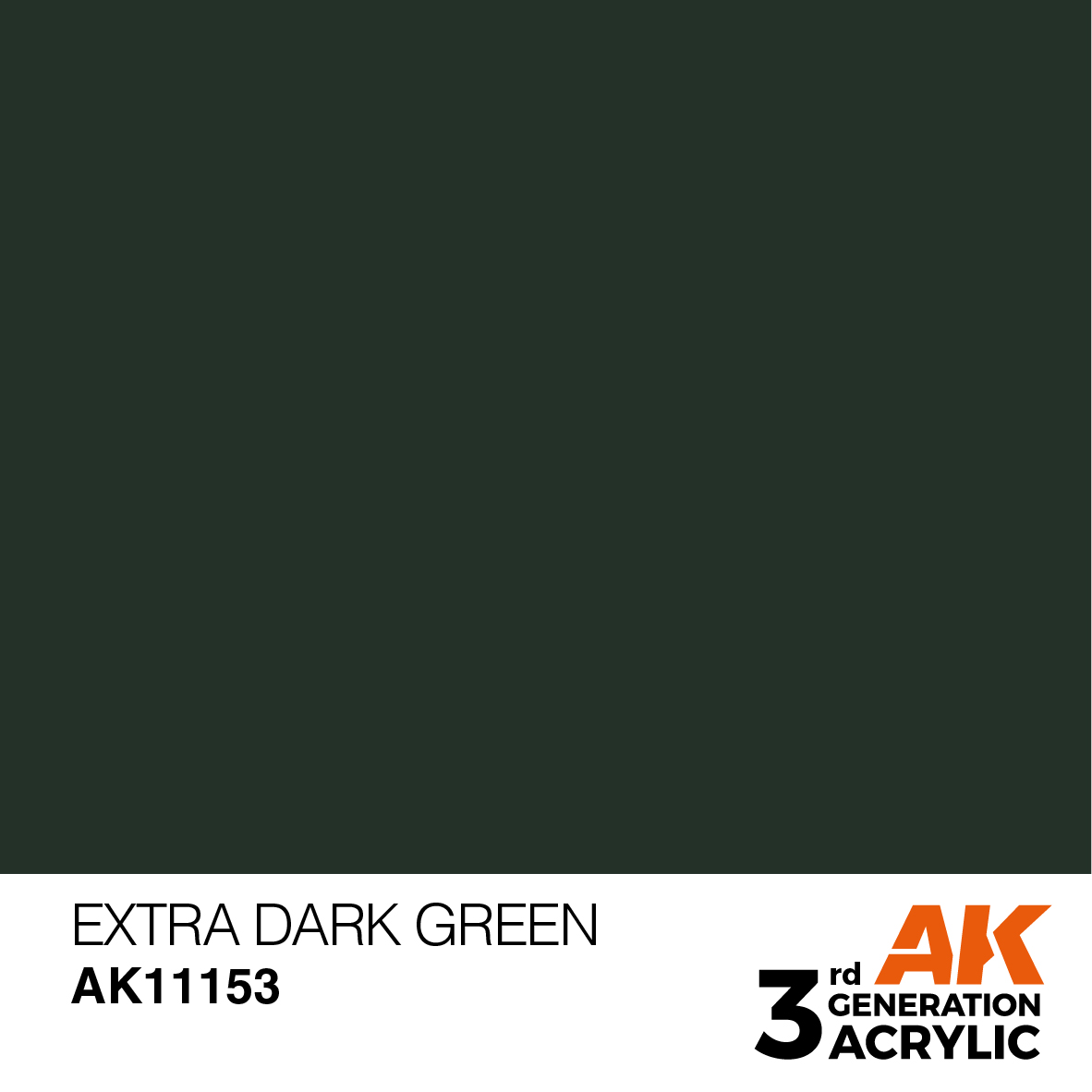 AK11153 Extra Dark Green (3rd-Generation) (17mL)