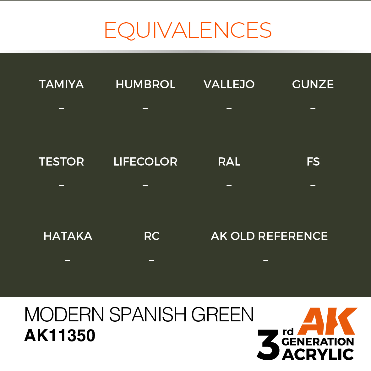 AK11350 Modern Spanish Green
