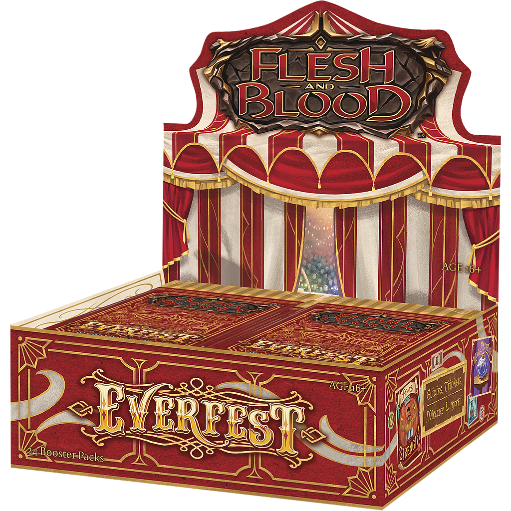  Flesh & Blood TCG - Everfest First Edition Booster Display (24 Packs) - EN