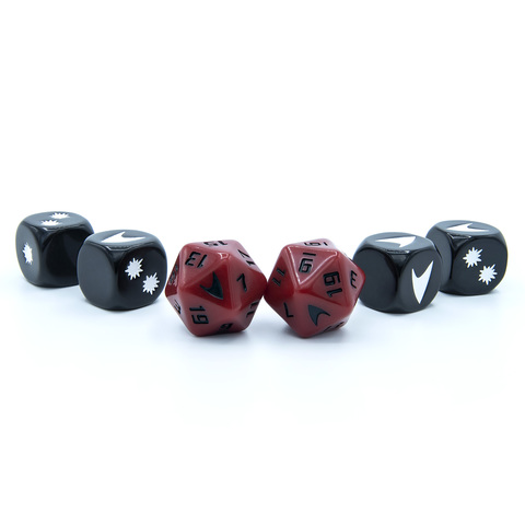 Star Trek Adventures Command Division Dice Set