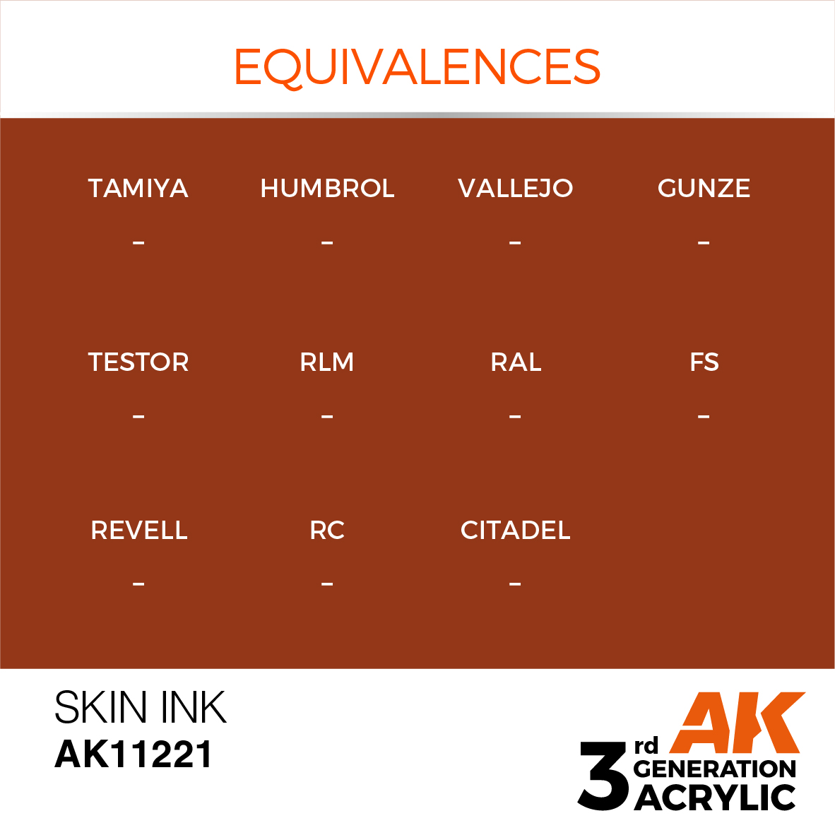 AK11221 Skin INK (3rd-Generation) (17mL)