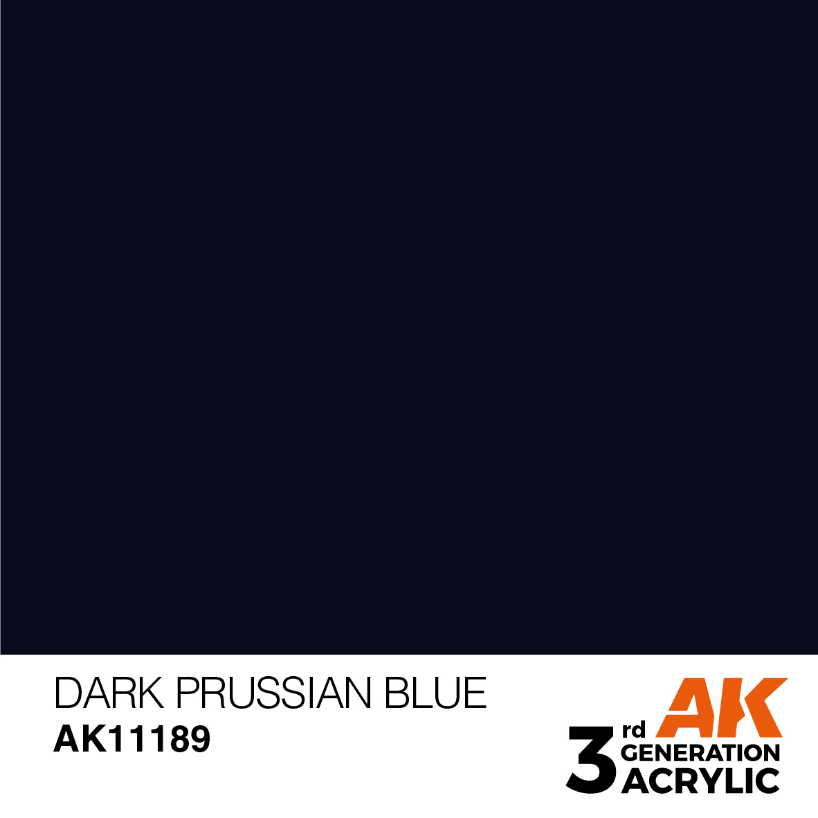 AK11189 Dark Prussian Blue (3rd-Generation) (17mL)