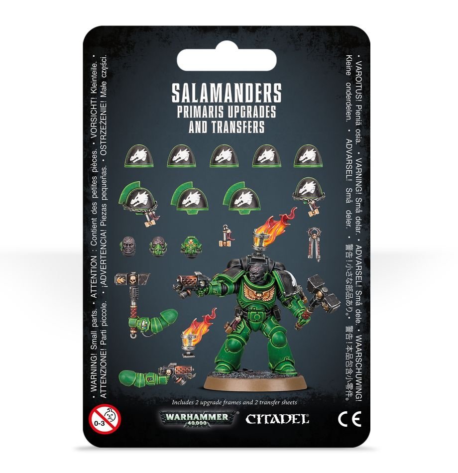 Upgrades und Abziehbilder der Salamanders 