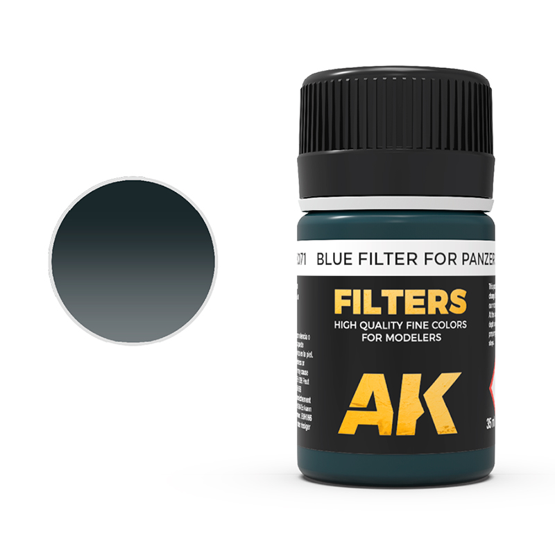 AK071 Blue for Panzer Grey Filter