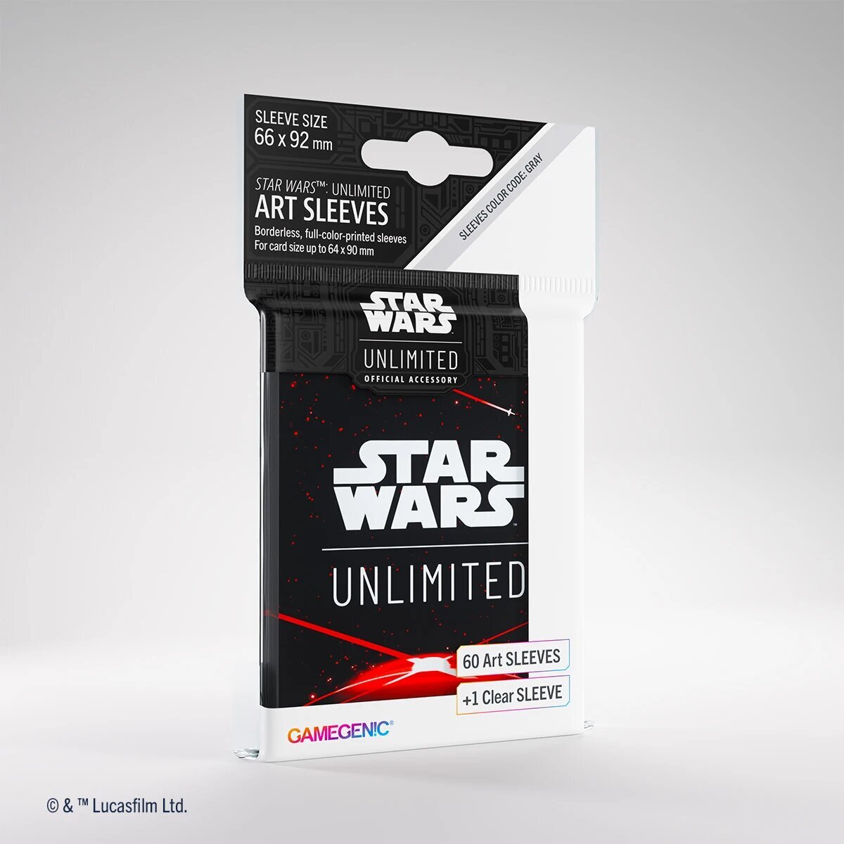 Star Wars: Unlimited Art Sleeves (61 Sleeves) – Space Red