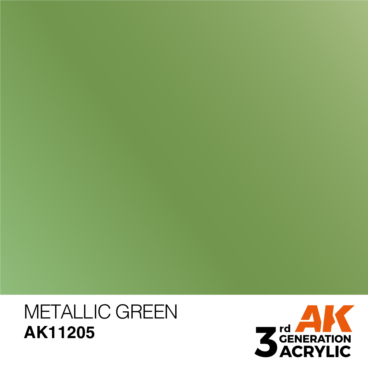 AK11205 Metallic Green (3rd-Generation) (17mL)