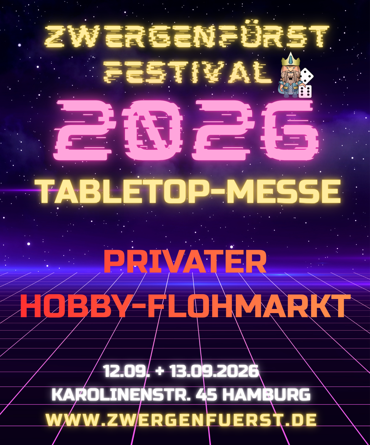 Privater Hobby-Flohmarkt-Platz inklusive Zwergenfürst-Festival-Wochenendticket