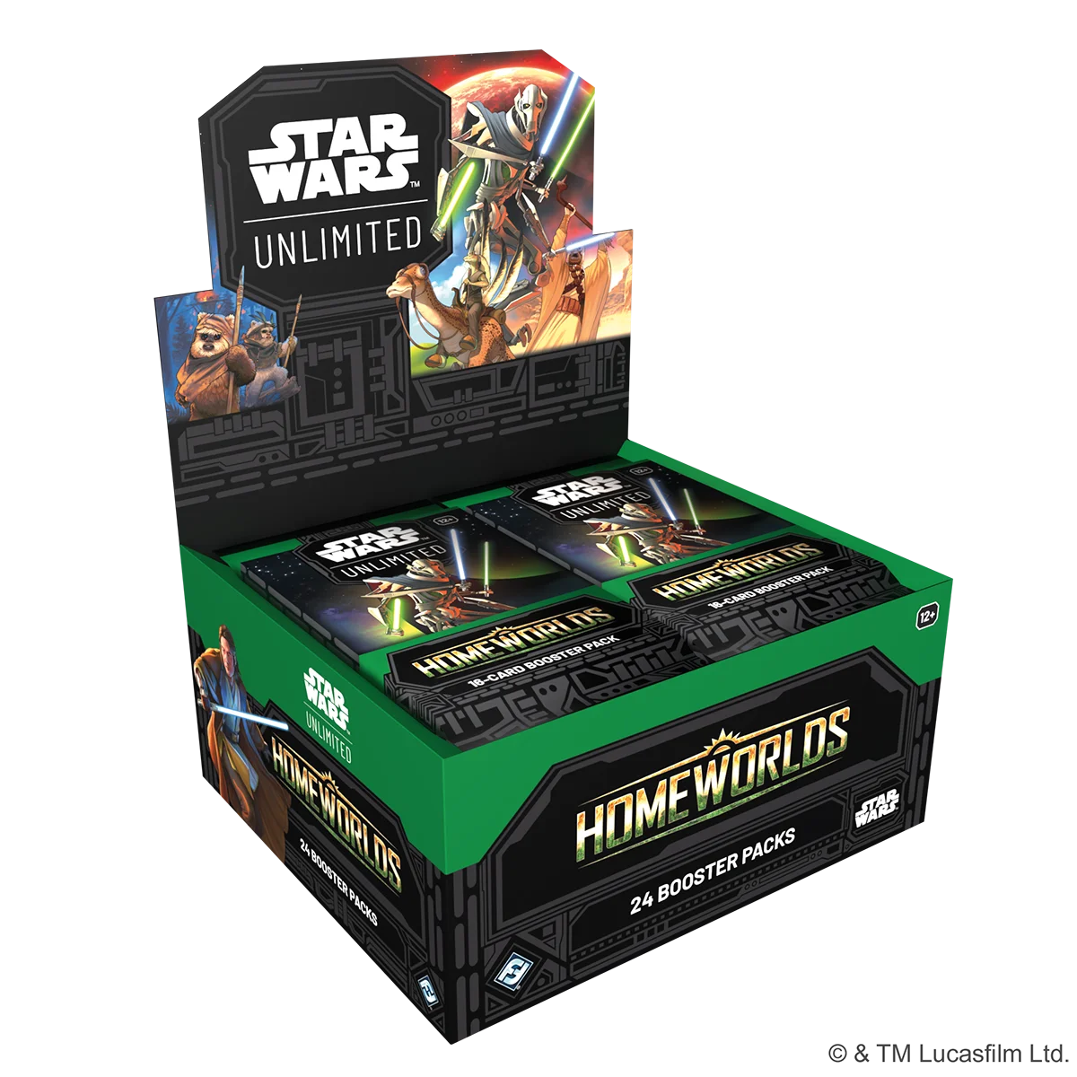Star Wars: Unlimited - Homeworlds Booster Display (24 Booster) - ENGLISCH nur bestellbar bis 10.09.26