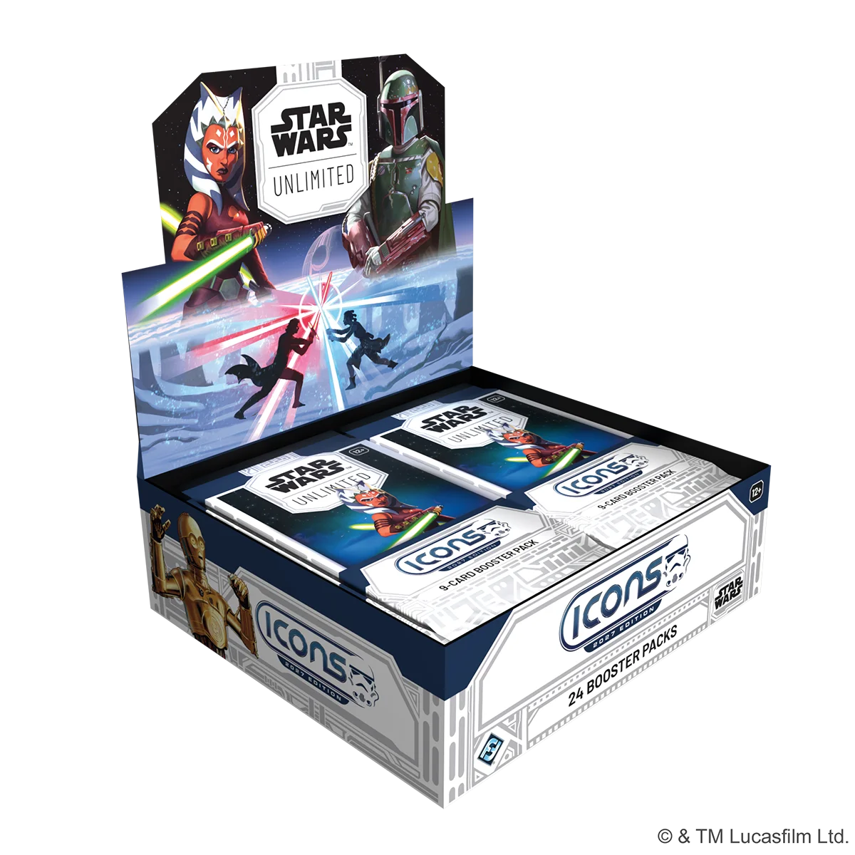 Sar Wars: Unlimited - Icons 2027 Booster Display (24 Booster) - ENGLISCH / nur bestellbar bis 22.09.26