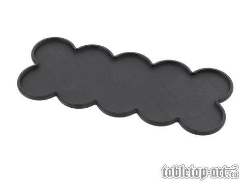 Movement Tray - Rounded Edge - 32mm 10s Bar - Black