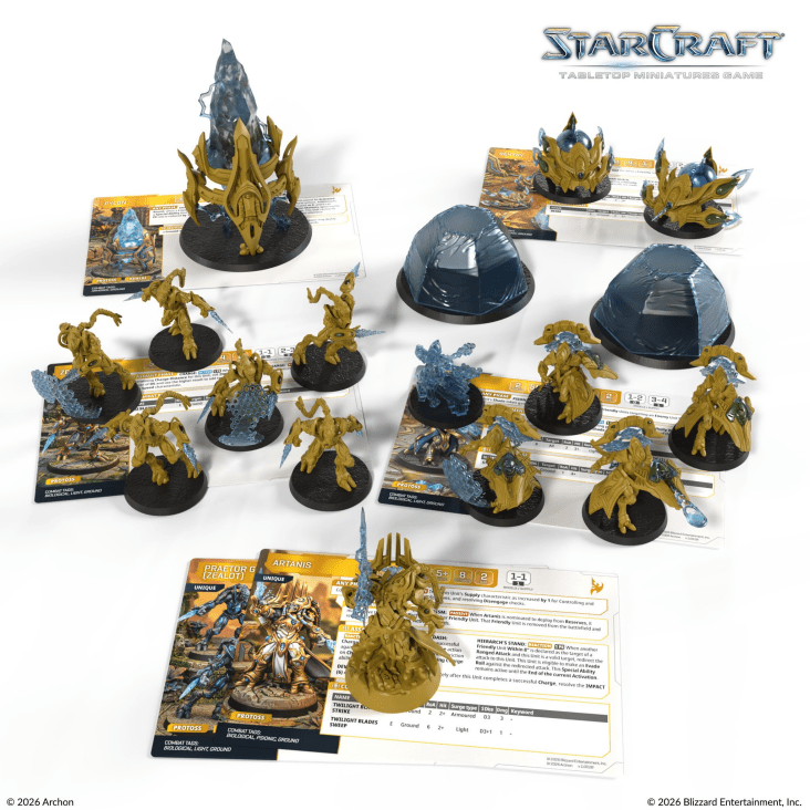 STARCRAFT® PROTOSS STARTER SET FOUNDERS EDITION ENGLISCH